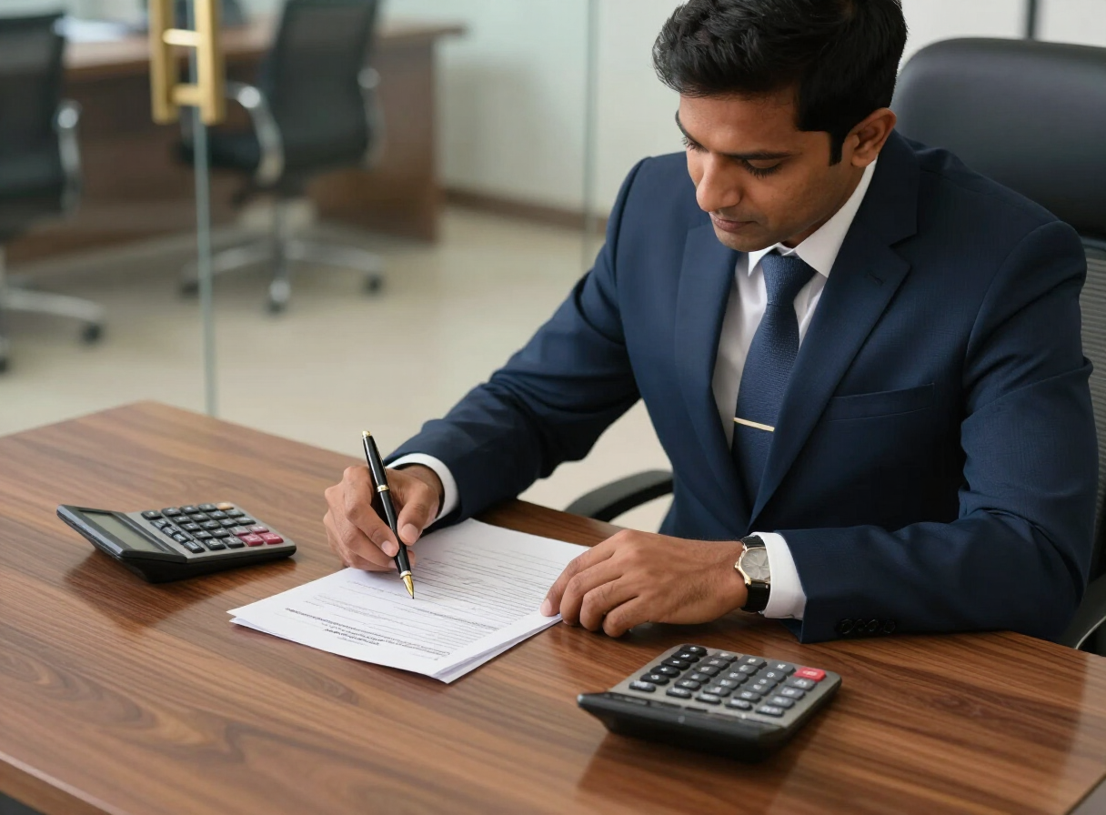 Mr. Pankaj S Patel chartered accountants at the Vadodara office